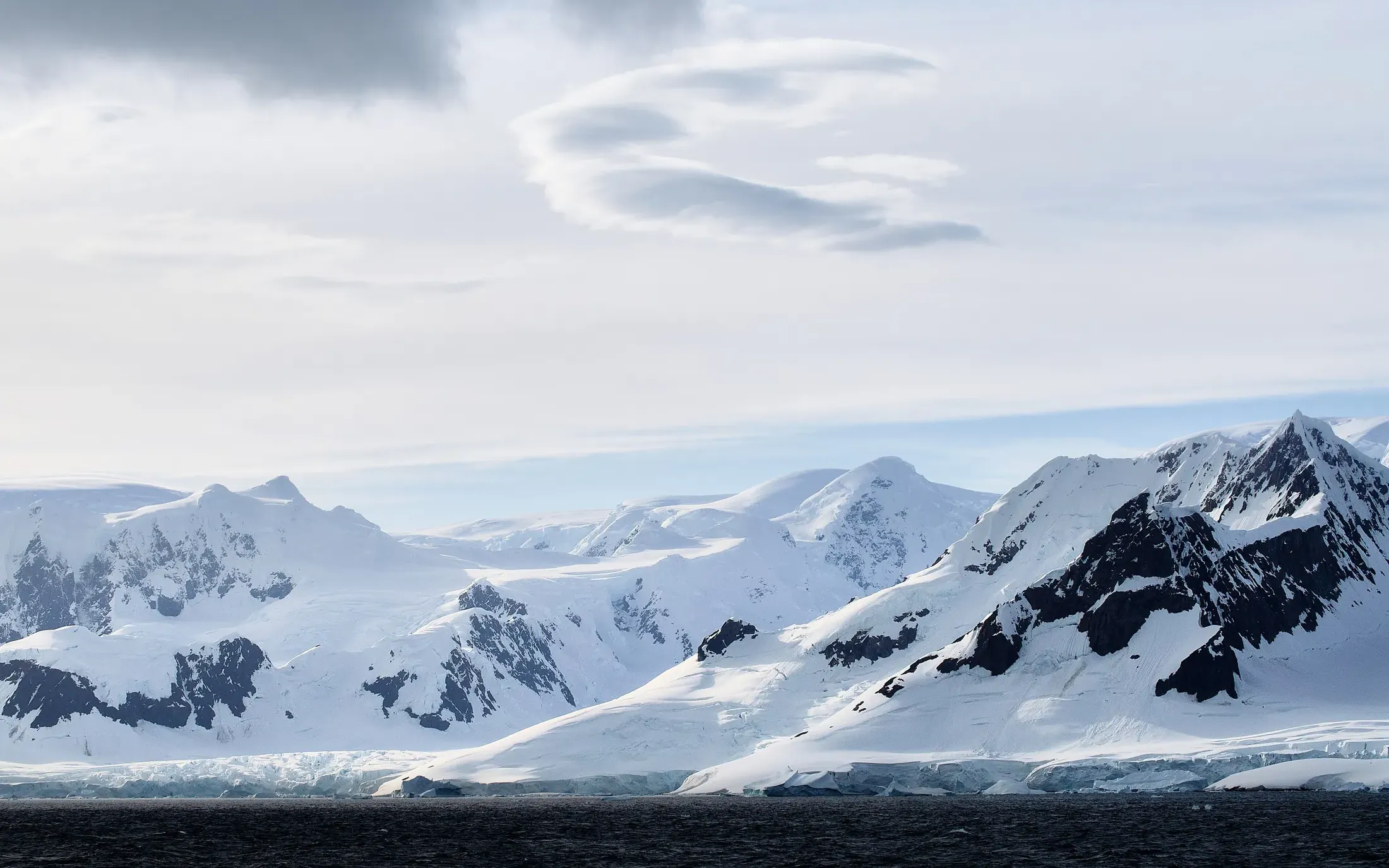 Vue de Antarctique
