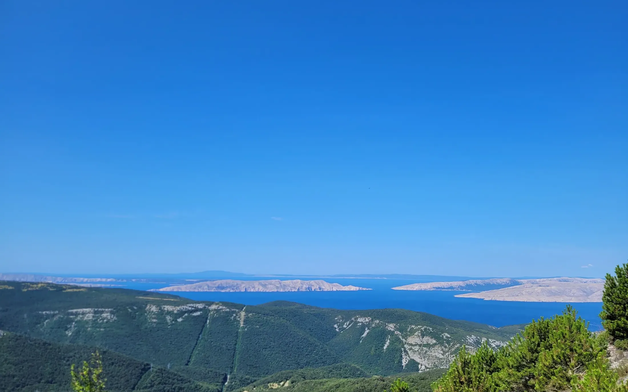 Vue de Croatie