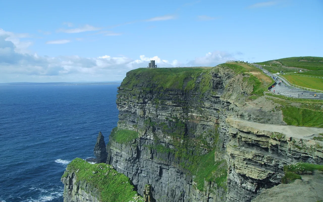 Les falaises de Moher en Irlande
