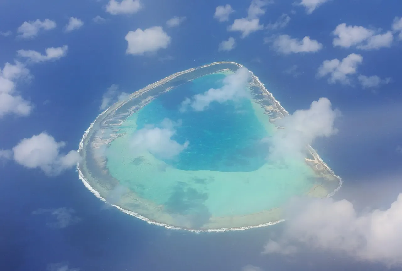 Vue de Îles Tuamotu