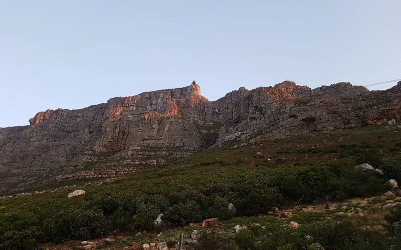 La montagne de la Table vue depuis Le Cap
