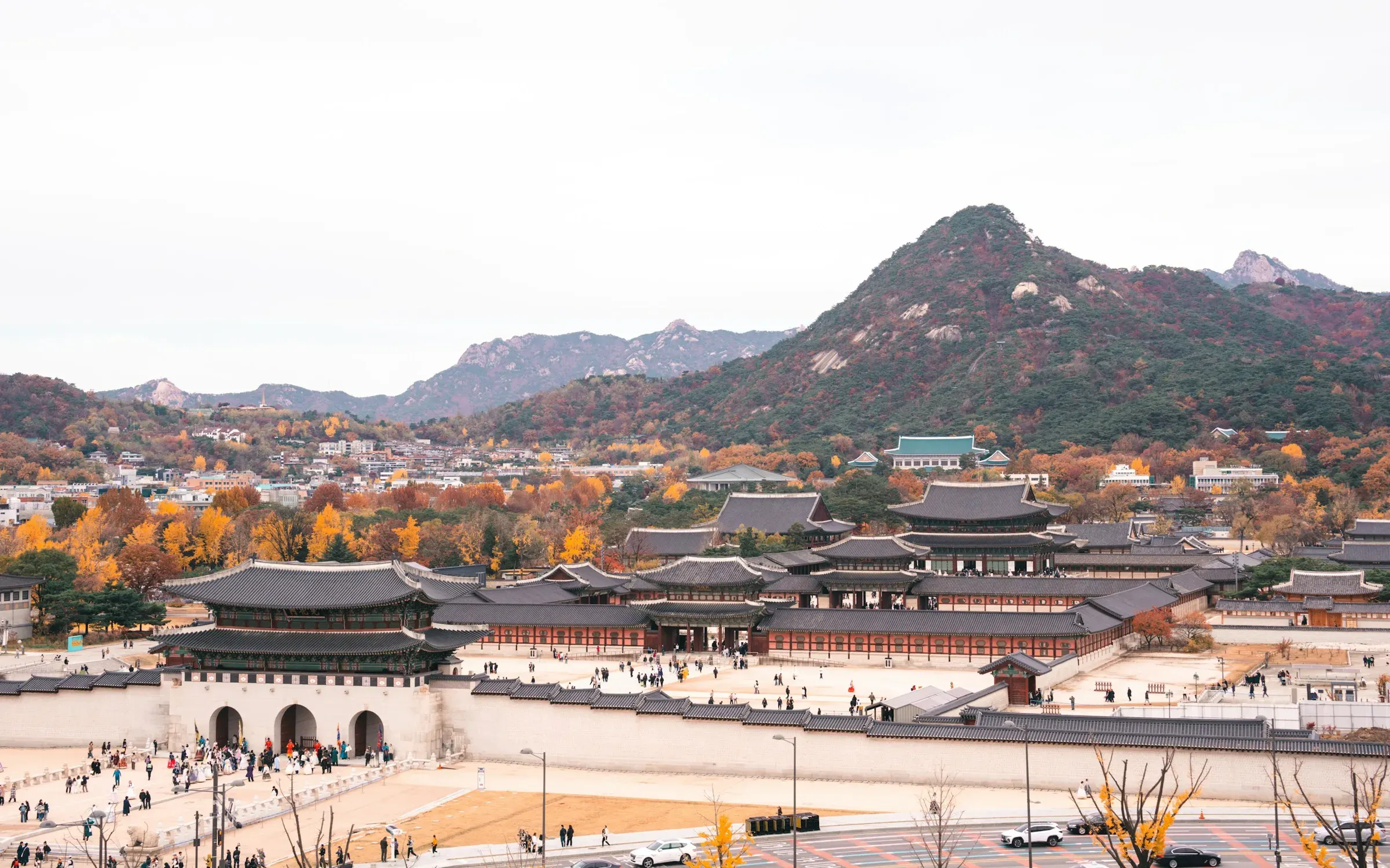 Le palais Gyeongbokgung à Séoul, en Corée du Sud
