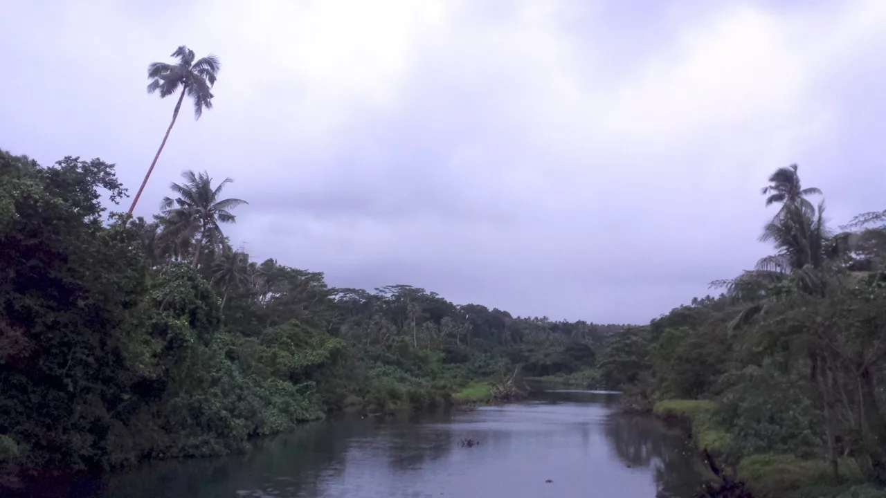 La rivière Mulivaifagatola sur l’île d’Upolu